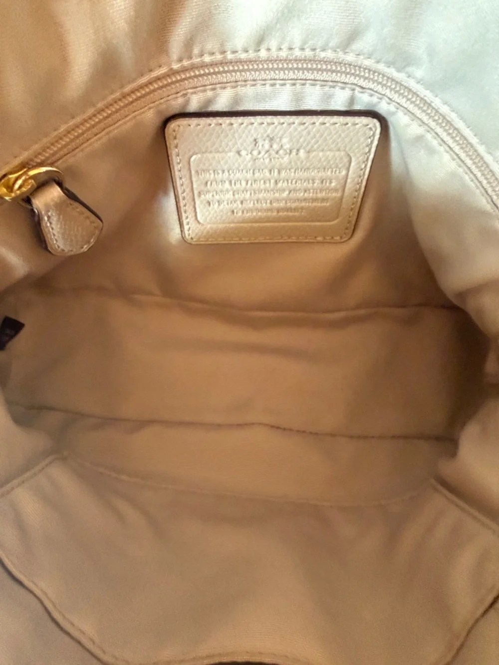 Coach Crossgrain Leather Mini Cora Domed Satchel F34517 Gray Birch Chalk